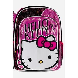 Hello Kitty Backpack Pink Kids Backpack School Bag Sanrio NWT